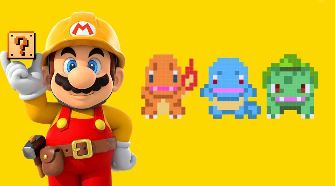 Super Mario Maker Getting Original Starter Pokemon