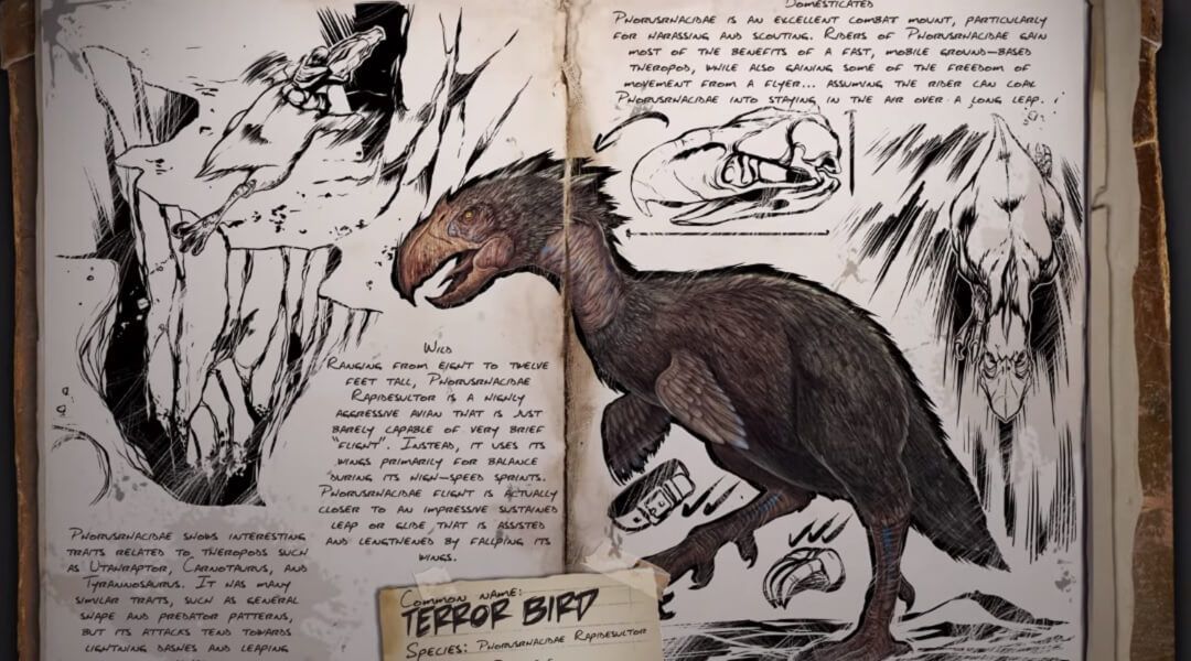 ARK Update Adds Grappling Hook and Terror Bird