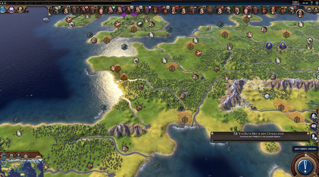 Civilization 6 Modder Creates Earth Map