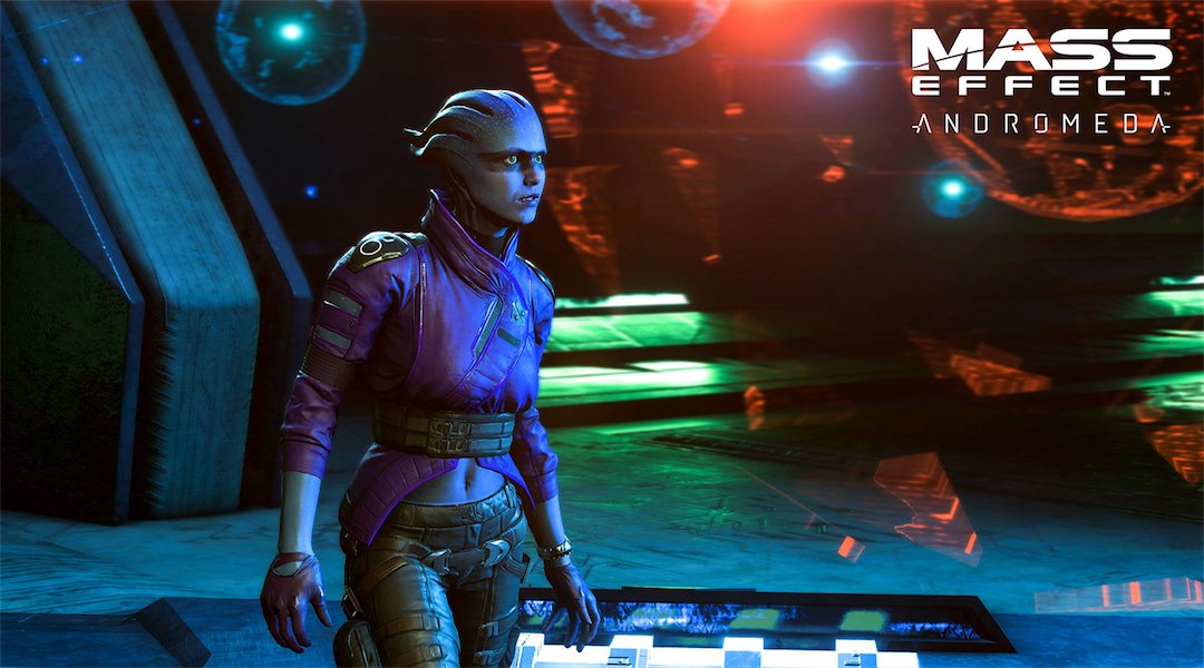 ME: Andromeda Loyalty Mission Footage with Peebee